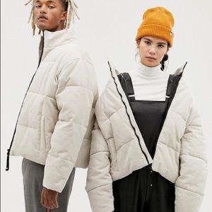 ASOS COLLUSION Unisex Cord Puffer Jacket